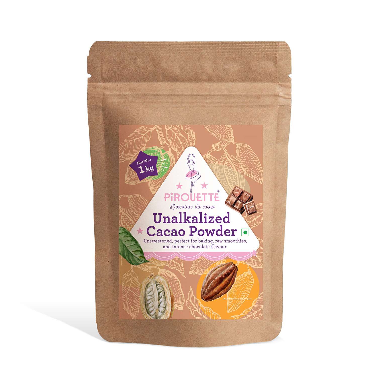 Pirouette Unalkalized Cacao Powder